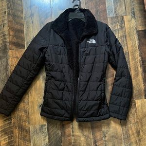 The North Face reversible jacket . Womens size small. Excellent condition